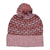 Basketweave Bobble Beanie - Candy - McConnell