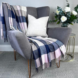 Merino lambswool Throw - Chic - McNutt - on chair