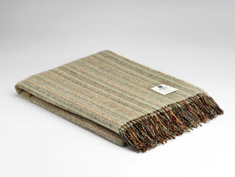 Pure Wool Throw – Lichen Tweed - McNutt of Donegal