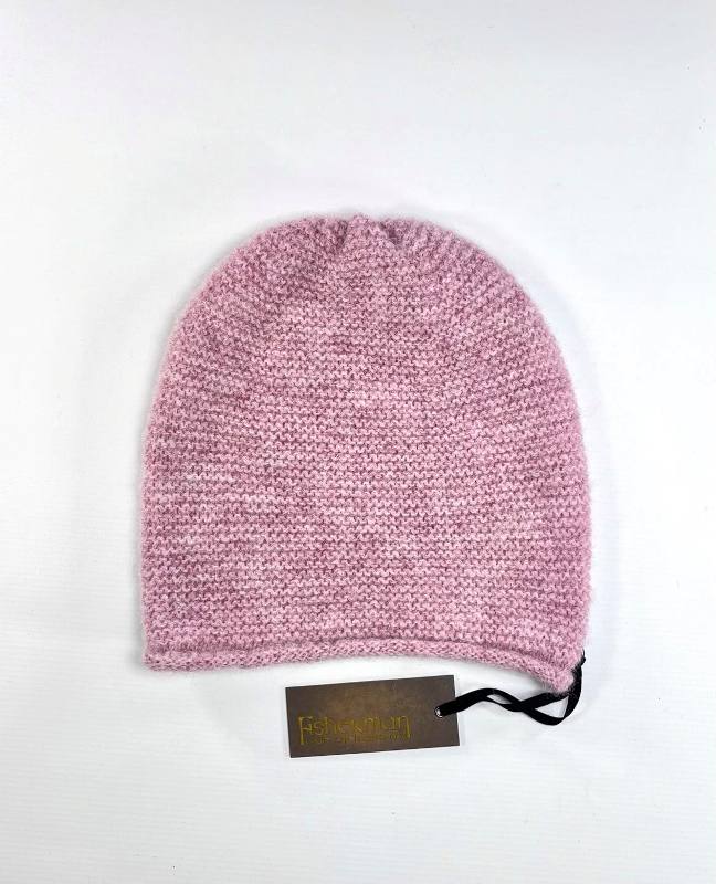 Slouchy Beanie - Pink - Fisherman Out of Ireland