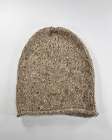 Slouchy Hat with roll edge - Sand - Fisherman Out of Ireland