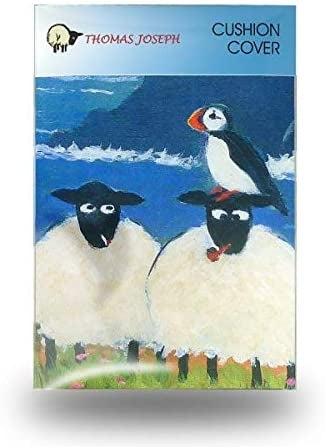 No Puffin - Cushion Cover - Thomas Joseph - boxed